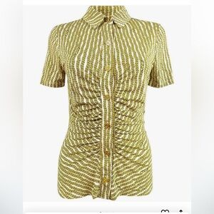 Michael Kors Rouched Top XS